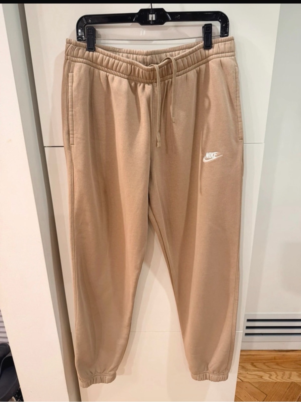Nike Men’s Tan Fleece Jogger Sweatpants Size L